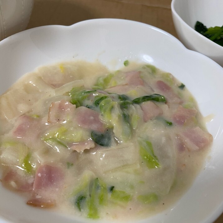 白菜とベーコンのクリーム煮⭐